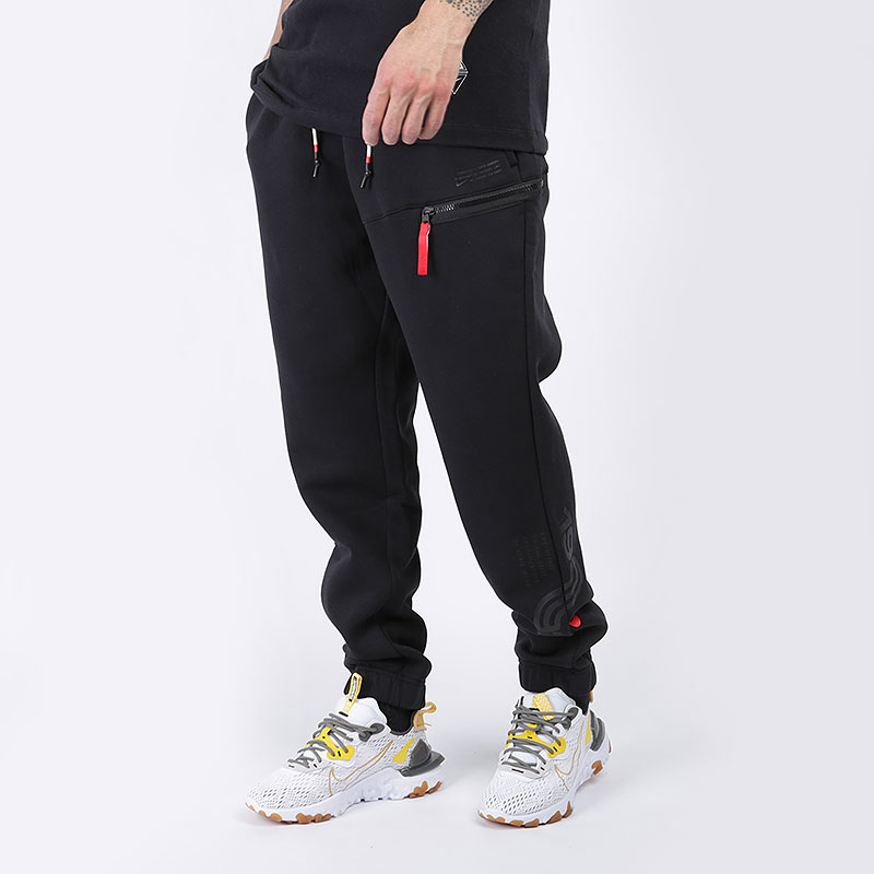 мужские черные брюки Nike Kyrie Fleece Pant BV9288-010 - цена, описание, фото 1